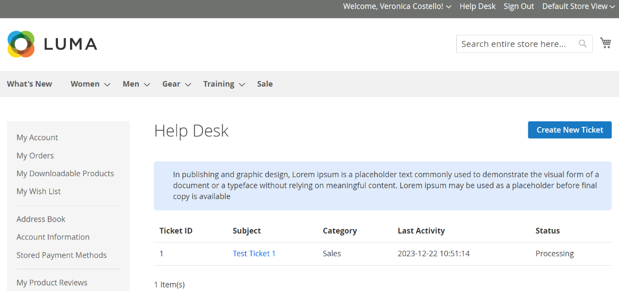 Help Desk Extension with AI integration 