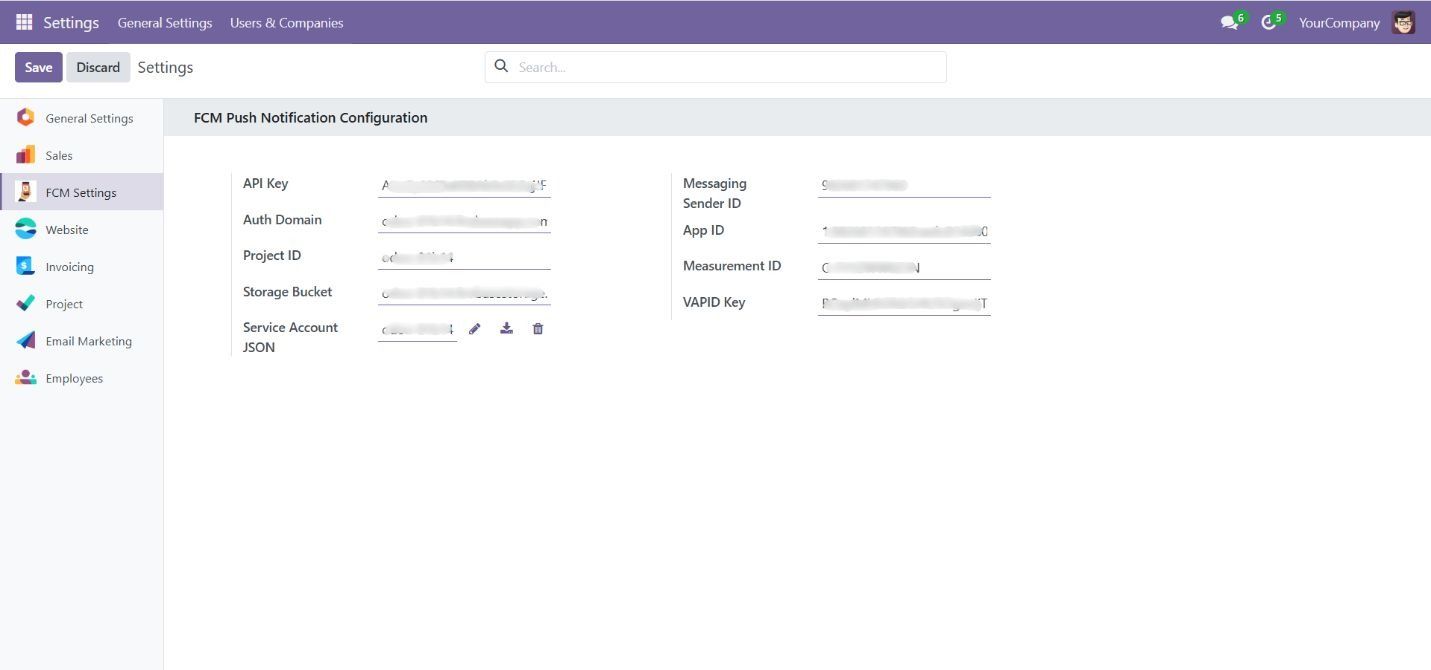 Odoo PITS Firebase Cloud Messaging Notification