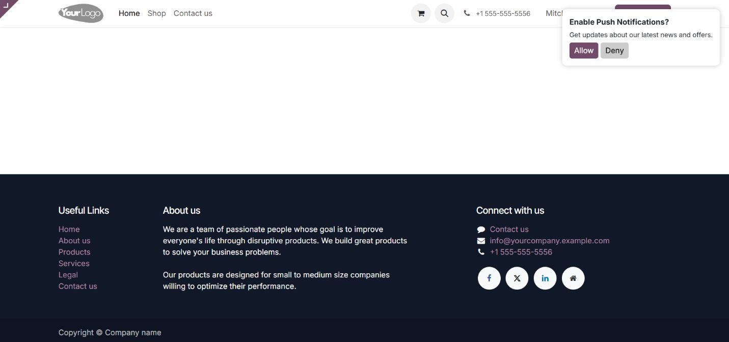 Odoo PITS Firebase Cloud Messaging Notification