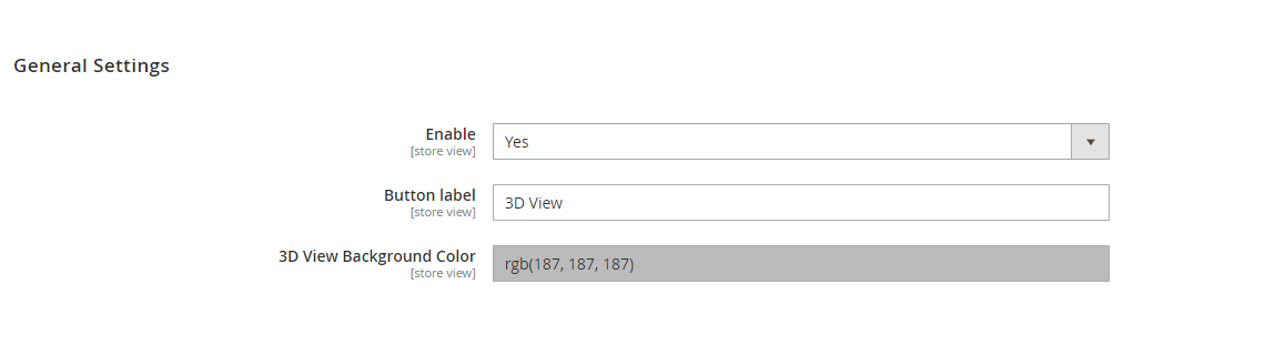 3D Product View with Color Variant Extension for Magento 2