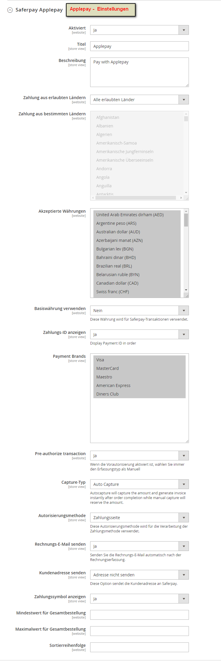 Magento 2 Saferpay Payment Extension