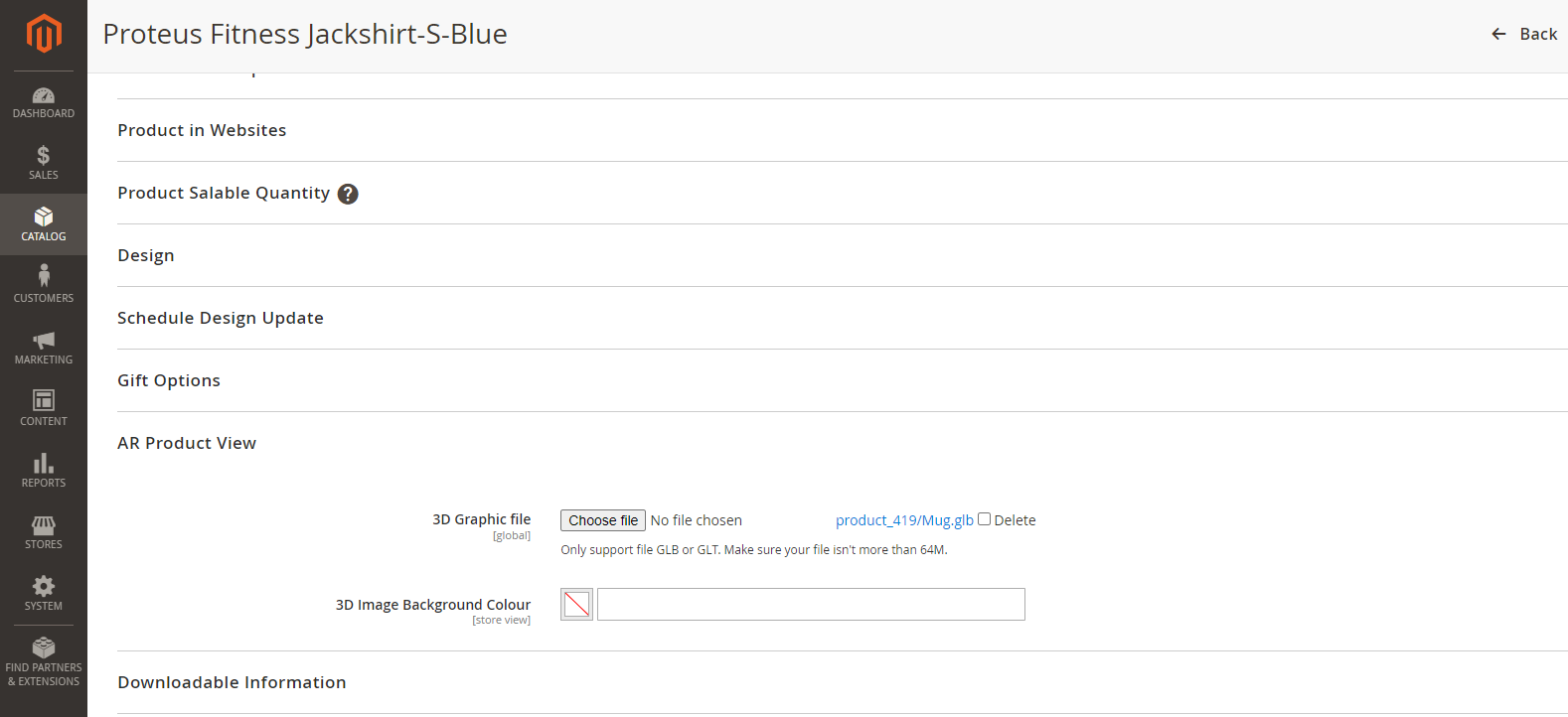 Augmented Reality Product Showcase for Magento 2