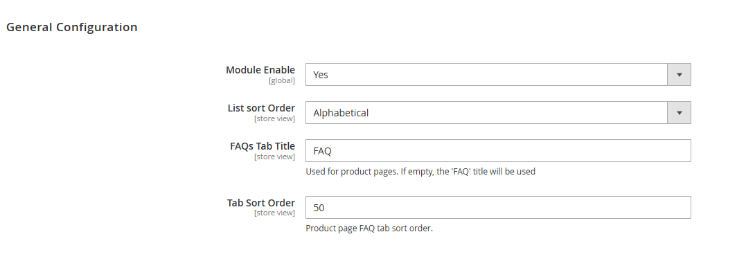 Product FAQ for Magento 2