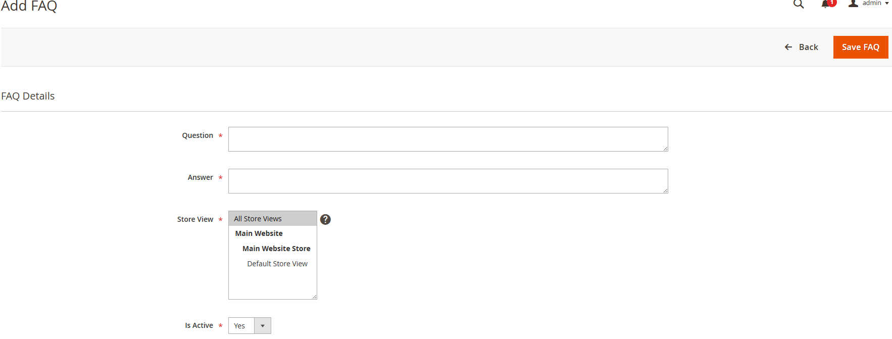Product FAQ for Magento 2