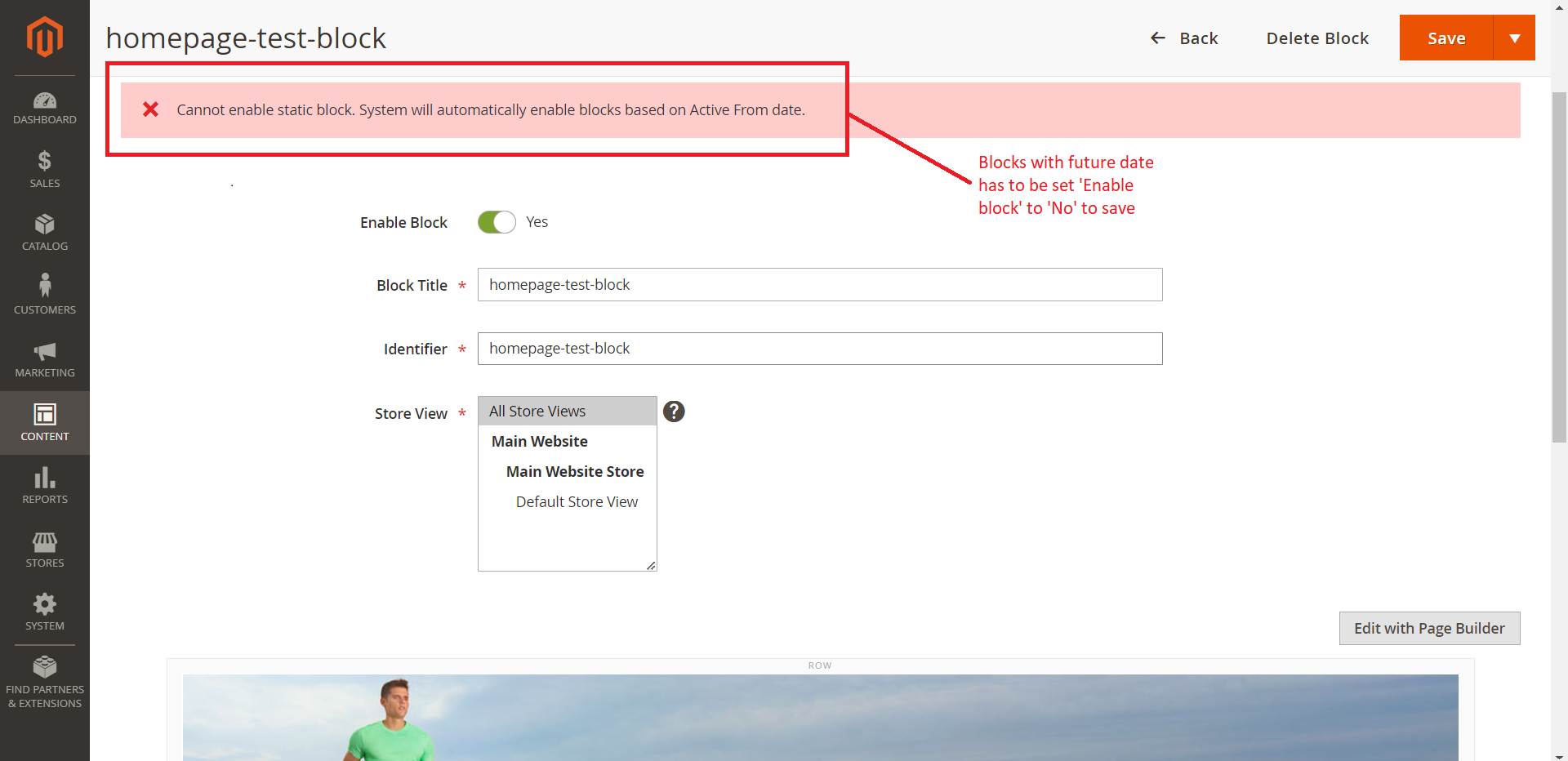 CMS Block Rules Extension for Magento 2