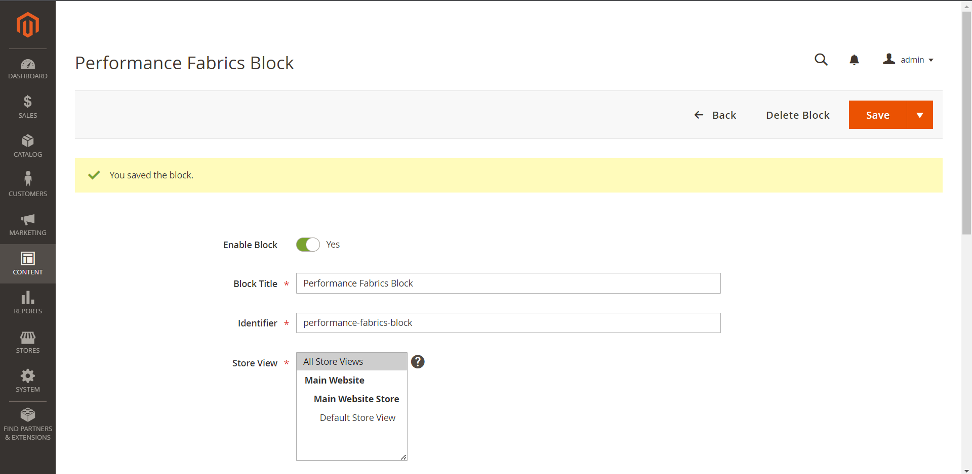 CMS Block Rules Extension for Magento 2