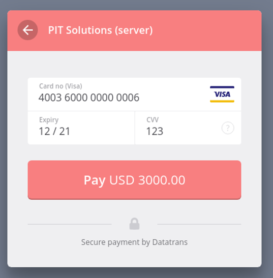 Odoo Datatrans Payment Provider