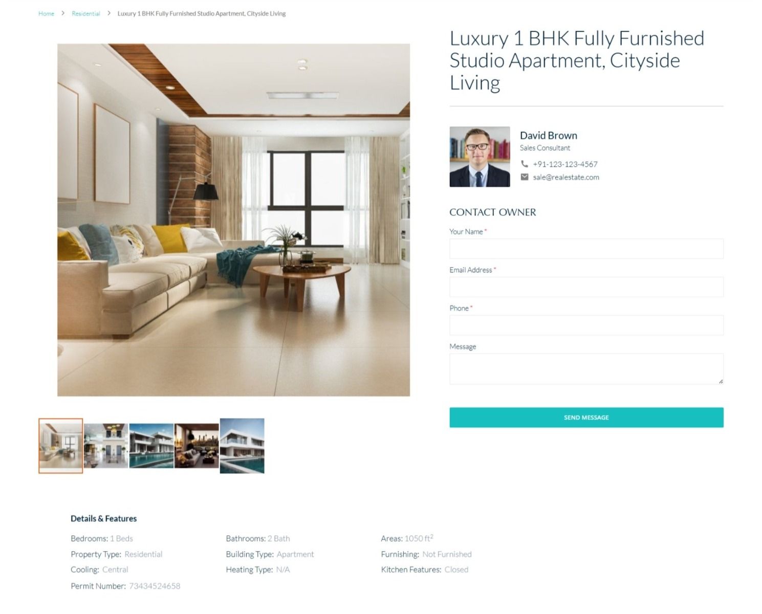 optimized user experience website product page