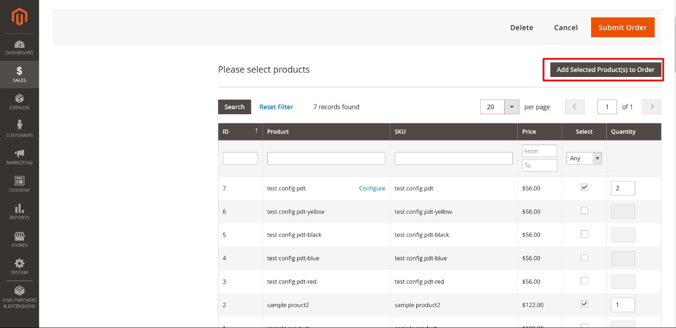 Edit Order for Magento2