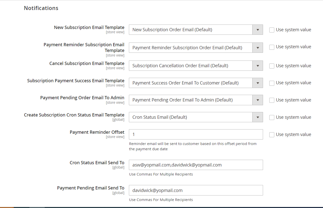 Abo-Zahlungen mit wallee für Magento 2