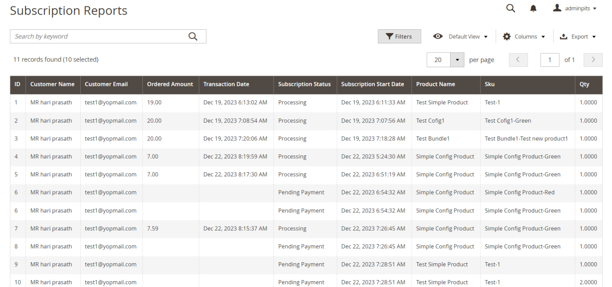 Abo-Zahlungen mit wallee für Magento 2