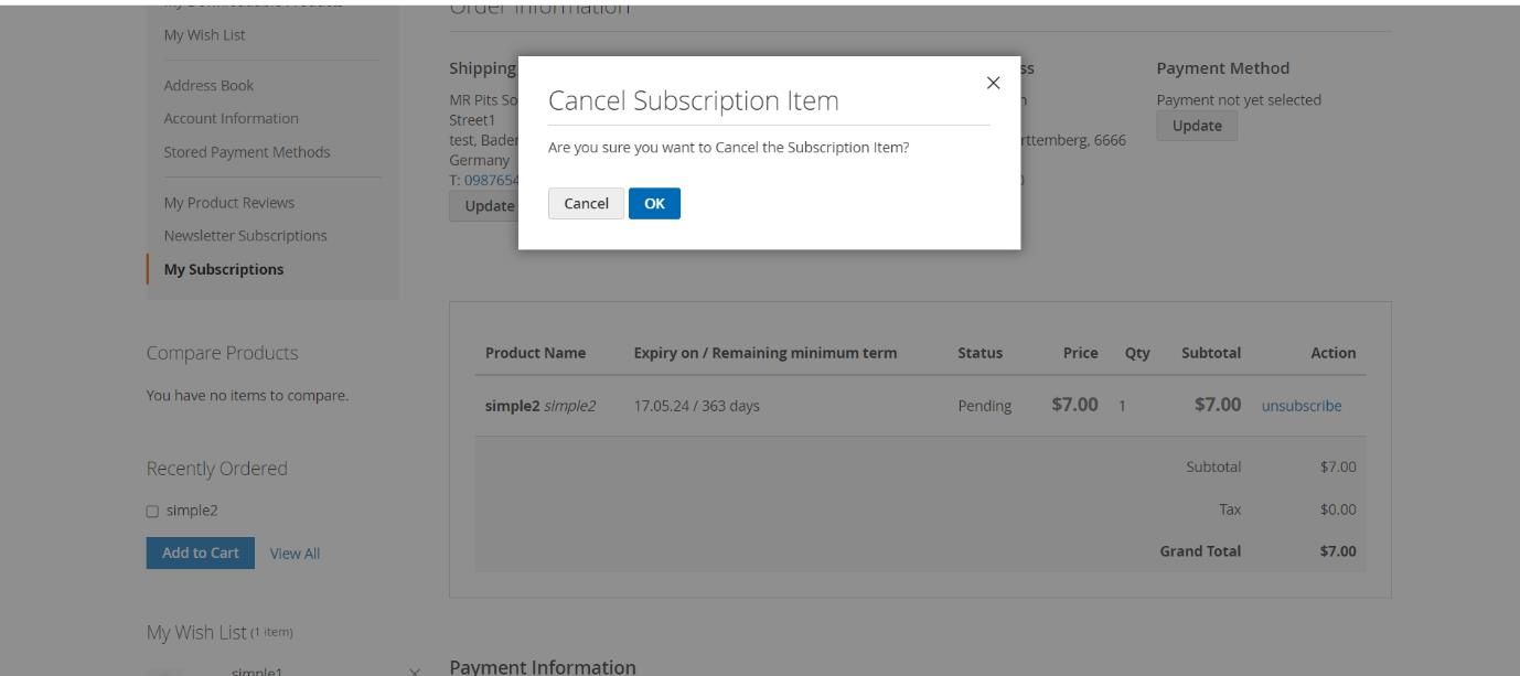 Abo-Zahlungen mit wallee für Magento 2