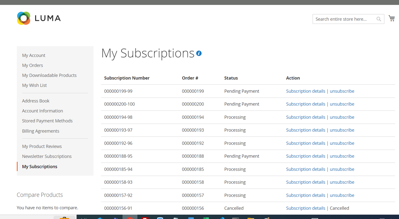 Abo-Zahlungen mit wallee für Magento 2