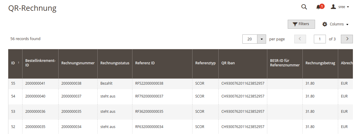 Magento 2 QR-Rechnung Schweiz