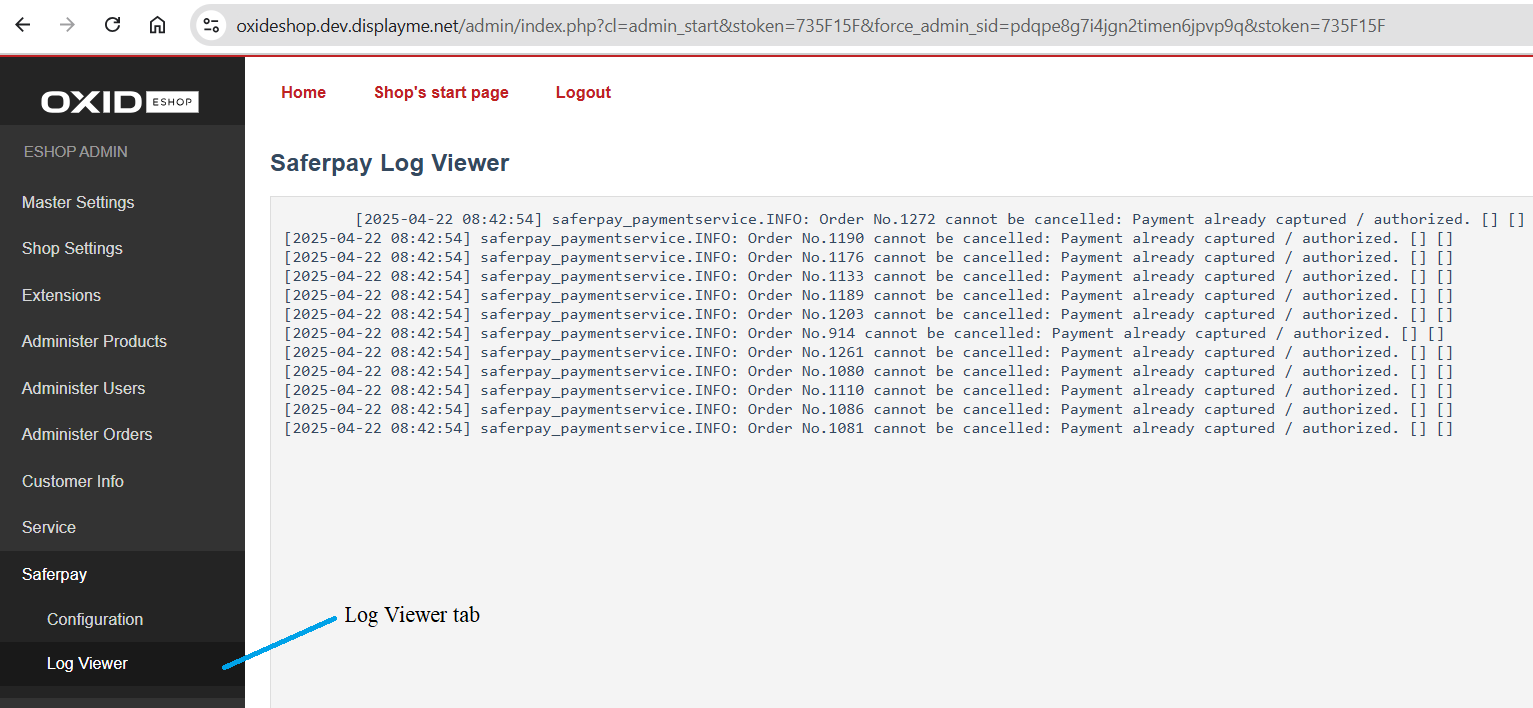 OXID eShop Saferpay Payment Plugin
