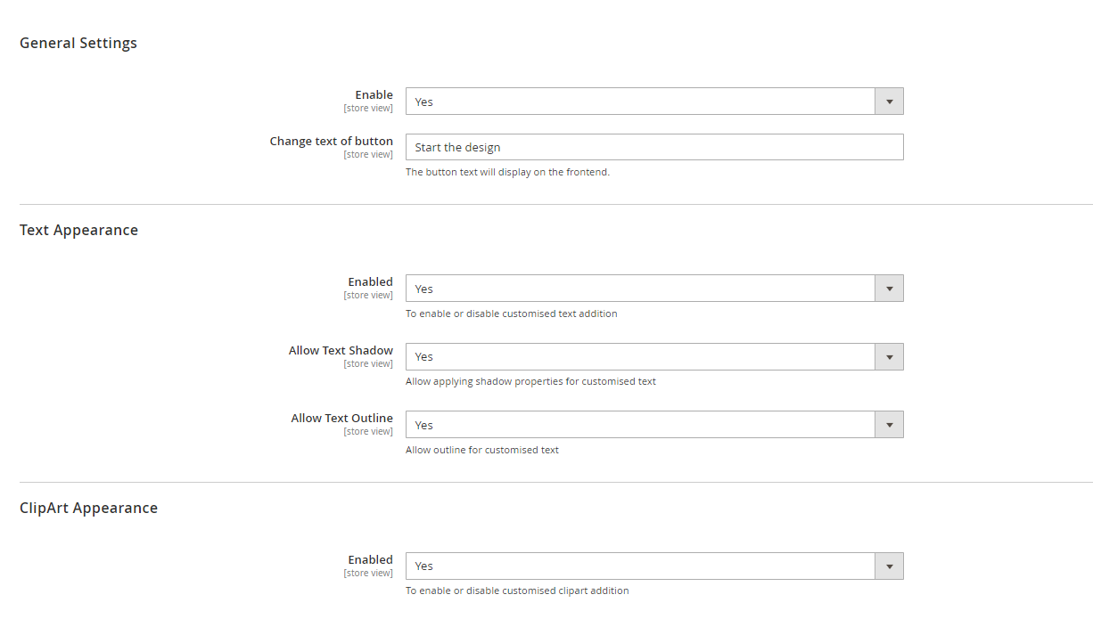 Product Designer Extension for Magento 2