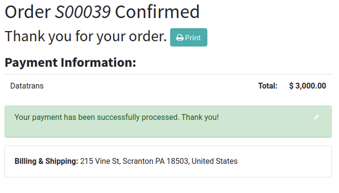 Odoo Datatrans Payment Provider