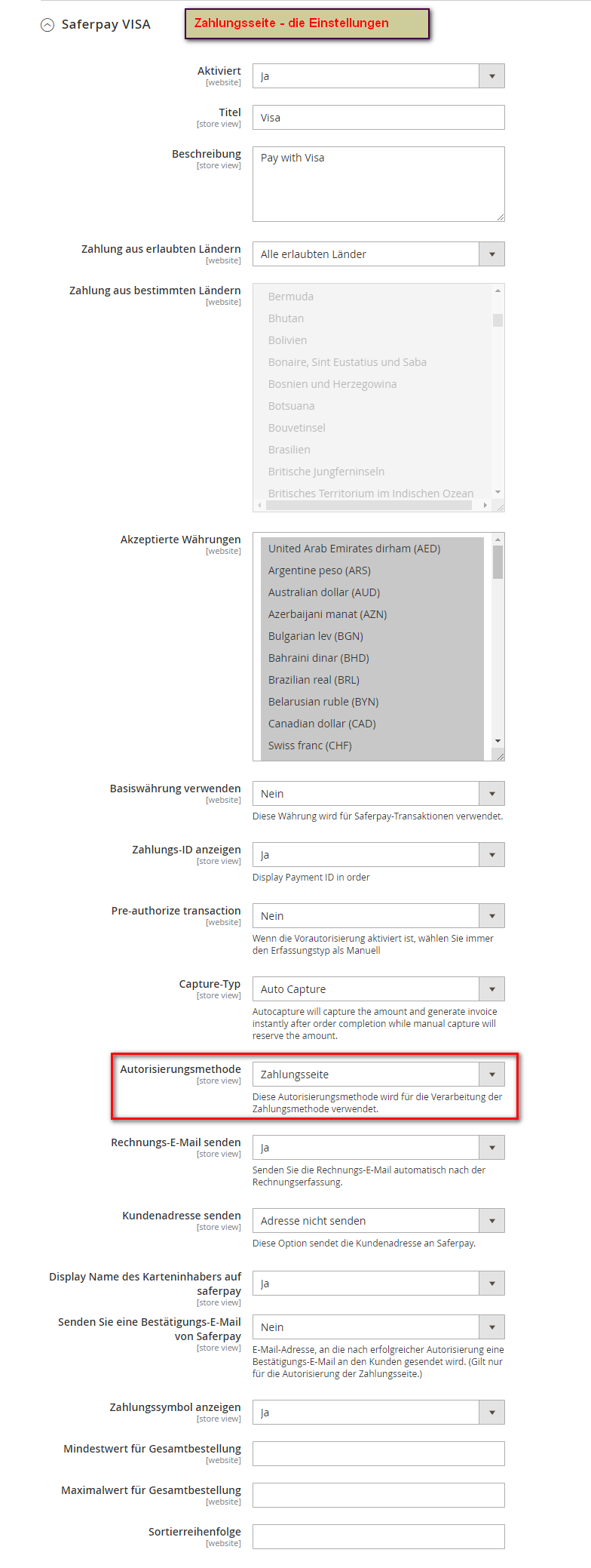Magento 2 Saferpay Payment Extension