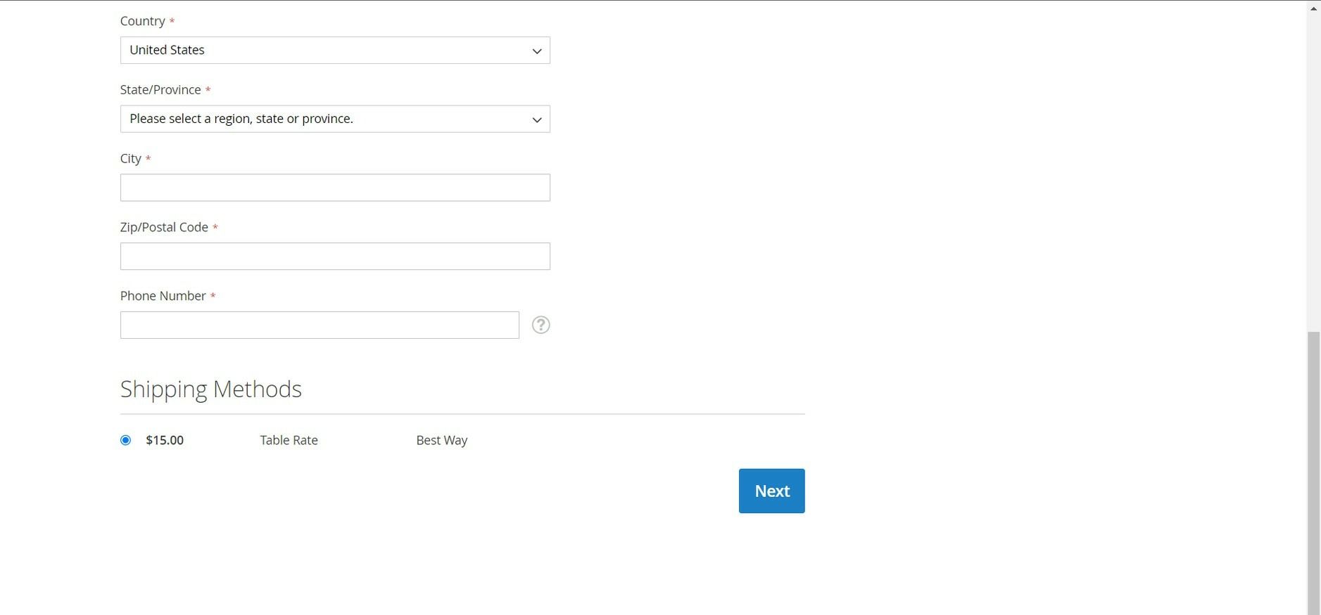 Shipping Methods By Customer Group Extension for Magento 2