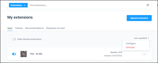 Shopware QR-Slip Schweiz