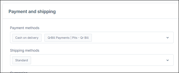 Shopware QR-Slip Schweiz
