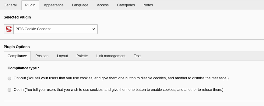 Typo3 PITS Cookie Consent