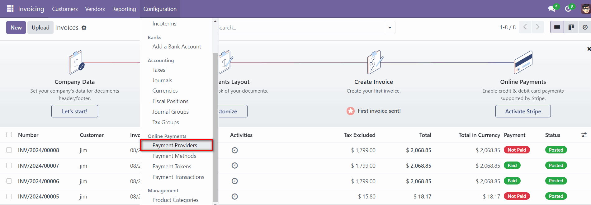 Odoo PostFinance Checkout Flex