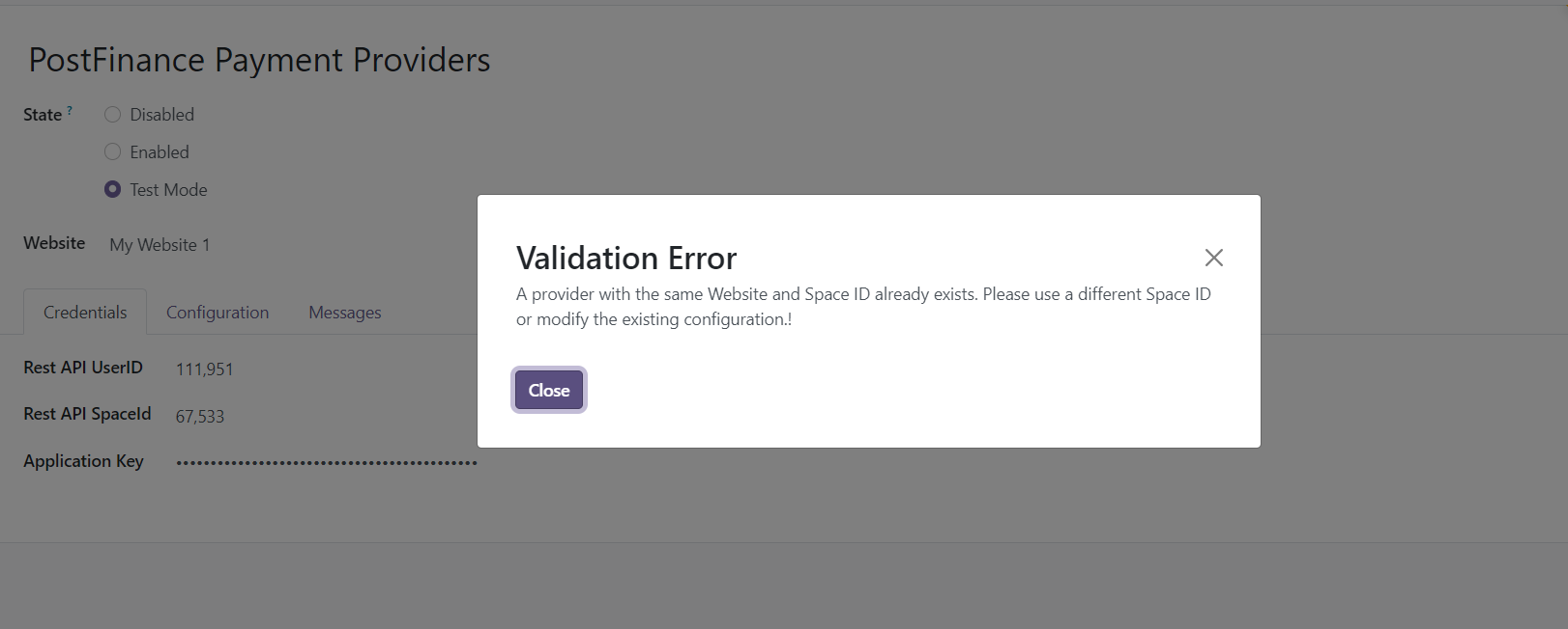 Odoo PostFinance Checkout Flex