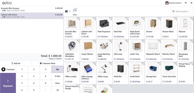 Odoo POS Inventory Report
