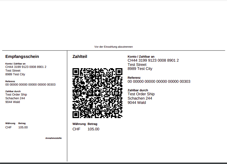 Magento 2 QR-Rechnung Schweiz