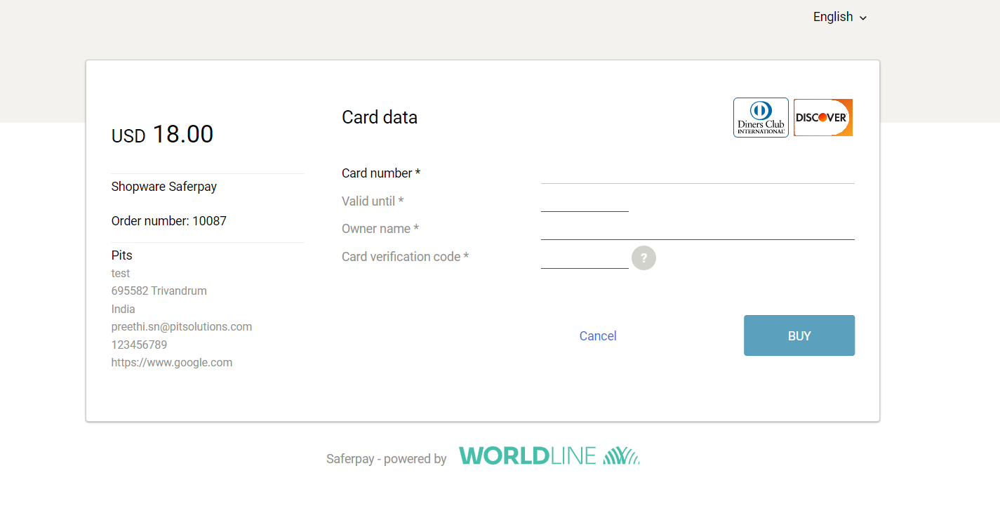Saferpay Extension for Shopware 6