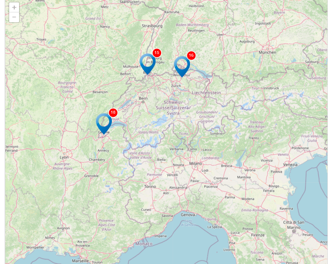 WP OpenStreetMap Cluster
