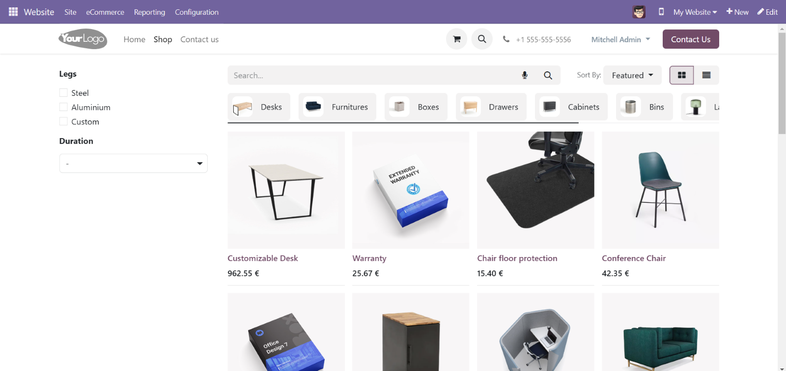 Odoo Ecommerce Voice Search
