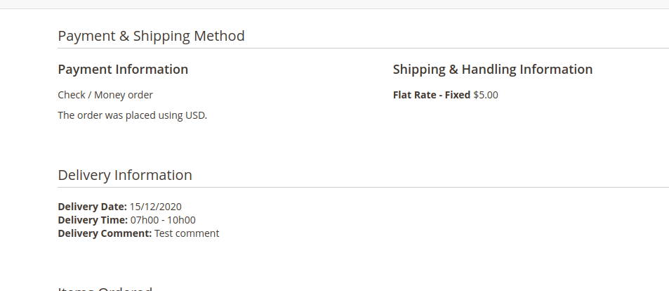 Magento 2 Lieferdatum und Uhrzeit Selektor Extension
