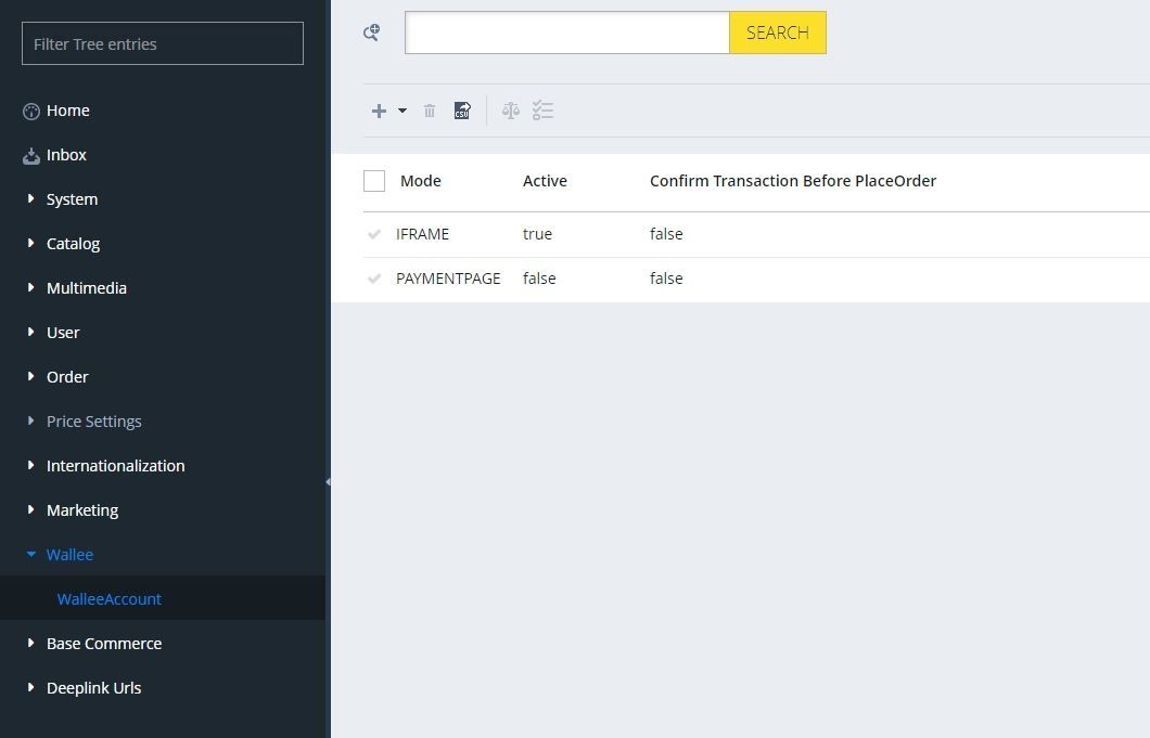 wallee Zahlungslösung für SAP-Commerce-Cloud