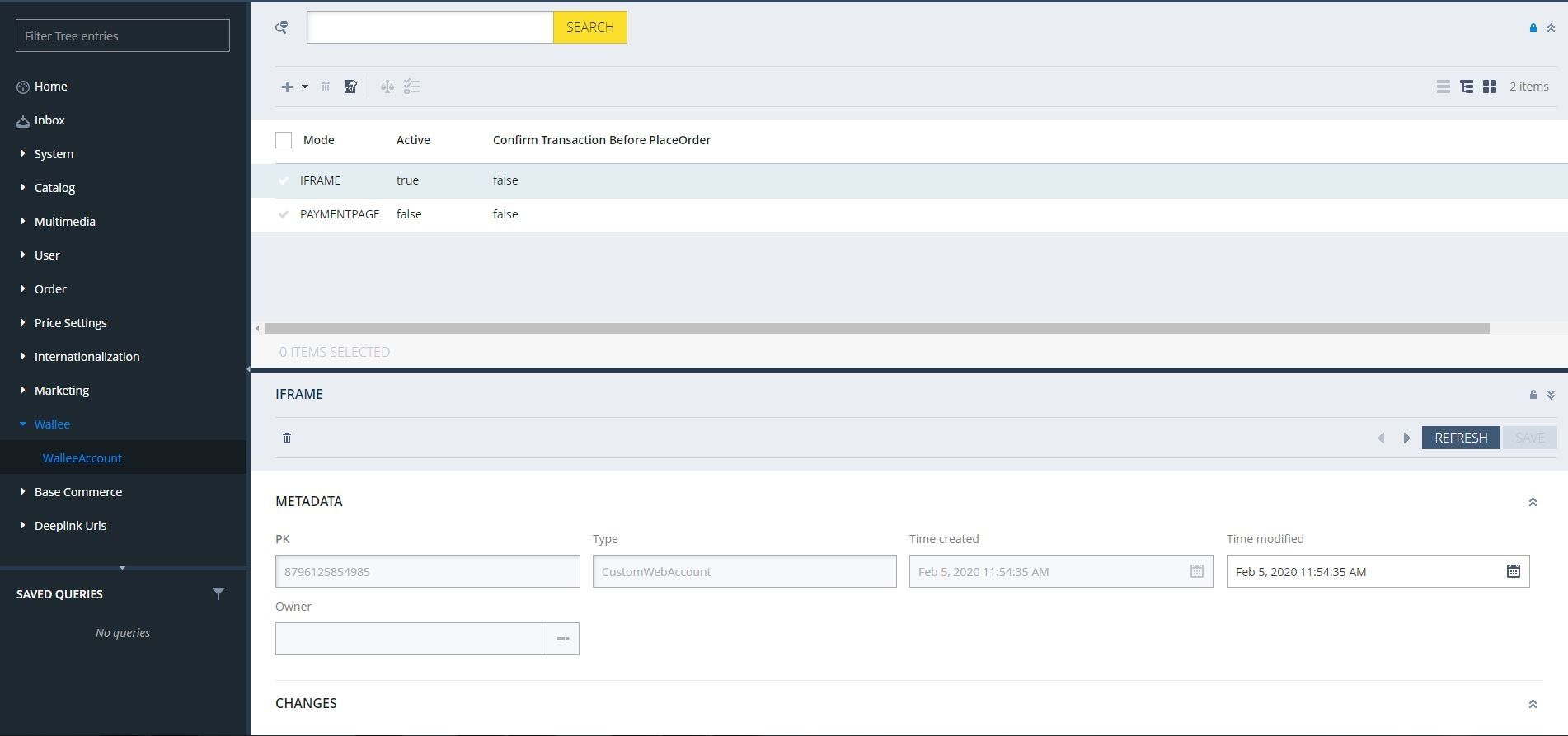 wallee Zahlungslösung für SAP-Commerce-Cloud