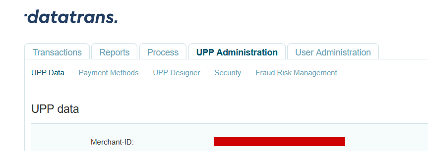 Odoo Datatrans Payment Provider