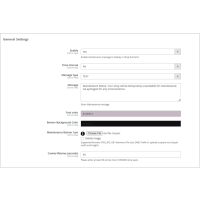 Magento 2 Wartungsmeldung Banner