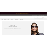 Magento 2 Wartungsmeldung Banner