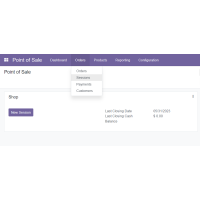 Odoo POS Inventory Report