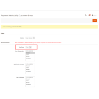 Payment Restriction based on Customer Group Magento 2 Extension