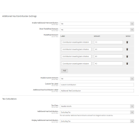 Additional Fee/Contribution Extension