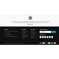 magento ecommerce home footer