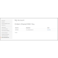 Share Order Extension for Magento 2