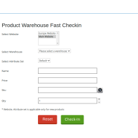 Magento 2 Warehouse Fast Checkin
