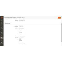 Shipping Methods By Customer Group Extension for Magento 2